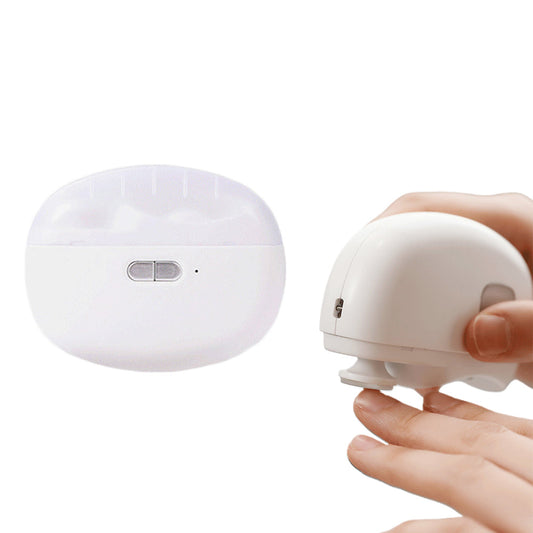 USB Rechargeable Electric Nail Clipper Trimmer with Light 2 Speed Nail File
