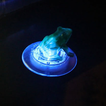 Solar Powered Floating Pool Lights RGB Color Changing Water Resistant LED Floating Pond Light Decoration Frog Style