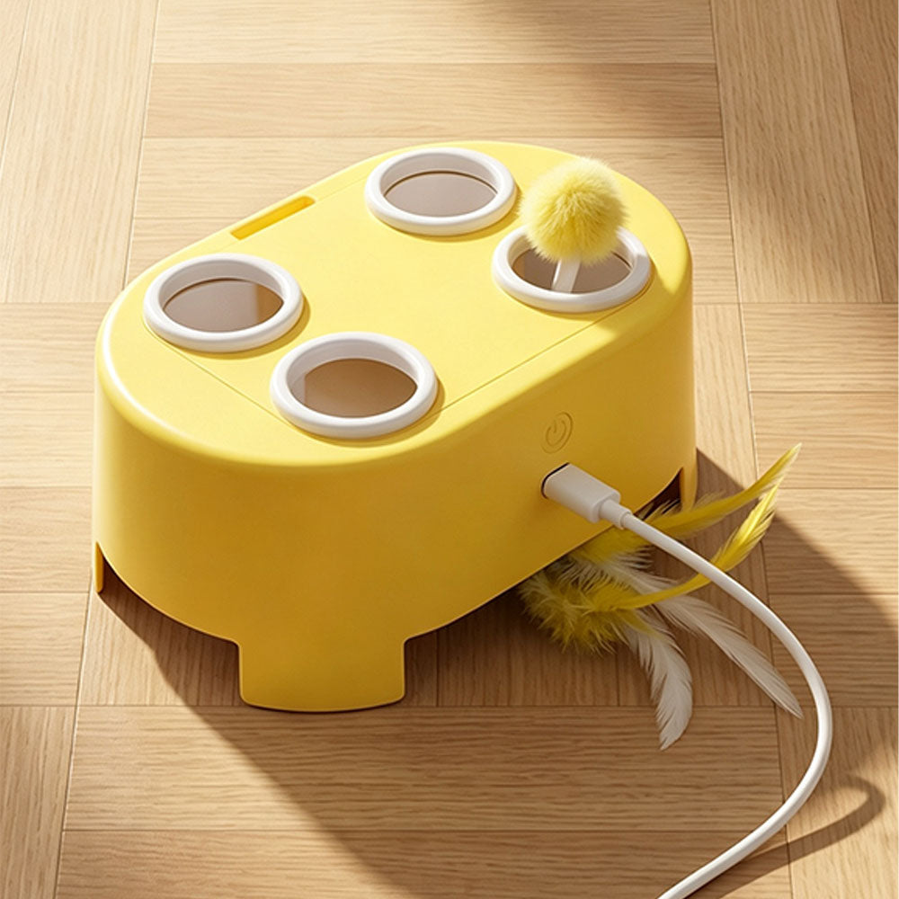 3 in 1 Automatic Electric Cat Teaser Wand Toy