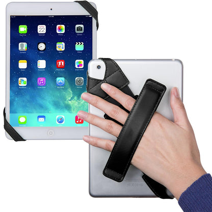 PU Leather Hand Strap Holder Stand-Black