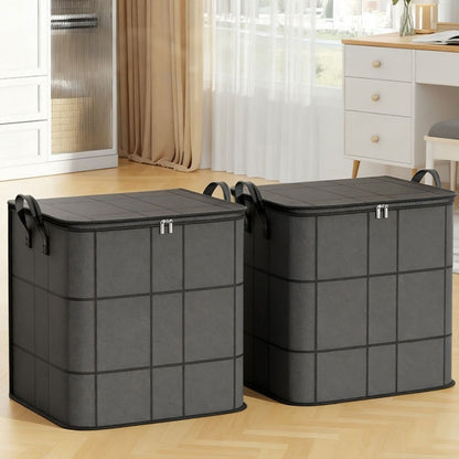3 Pack 180L Foldable Clothes Storage Bags with Handles