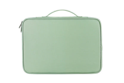 2Pcs Tablet Sleeve 10.8-13 inch Laptop Sleeve Protective Carrying Case Bag Travel Pouch-Green