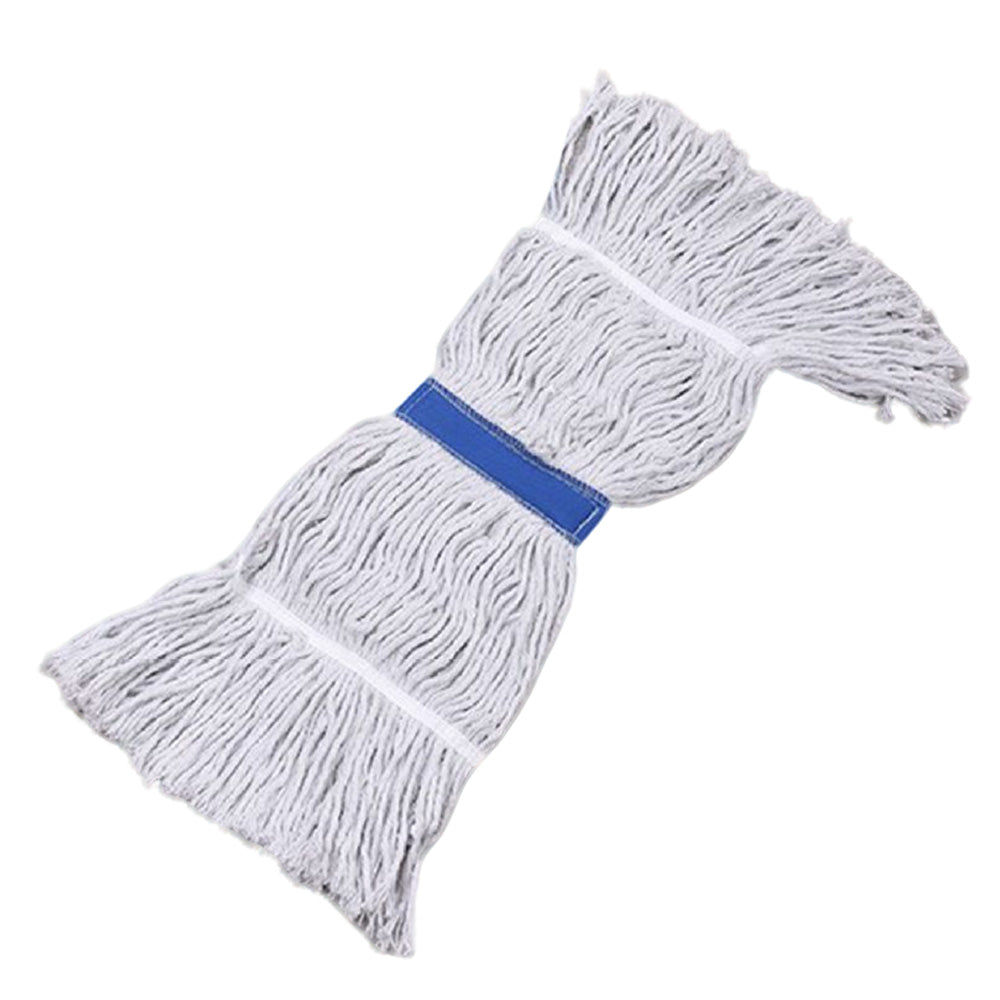 Cotton String Mop Head Detachable Loop-End Mop - White