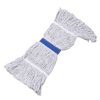 Cotton String Mop Head Detachable Loop-End Mop - White