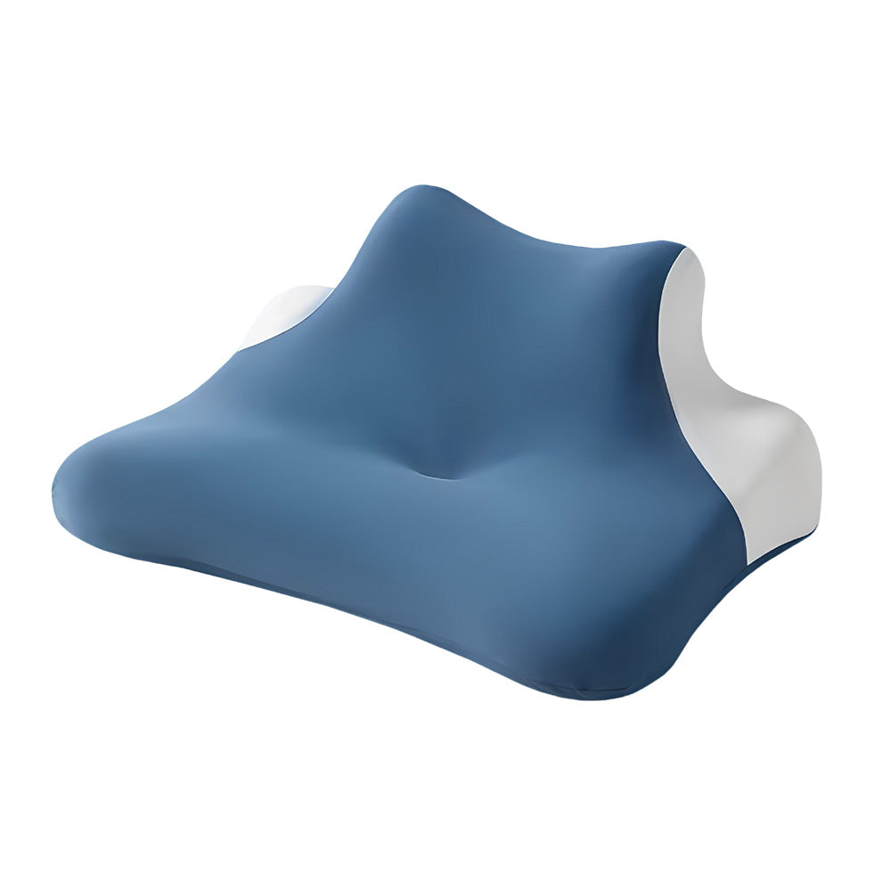 Multi-Functional Ergonomic Prone Sleep Pillow for Reading Lying Phone Use Dark Blue