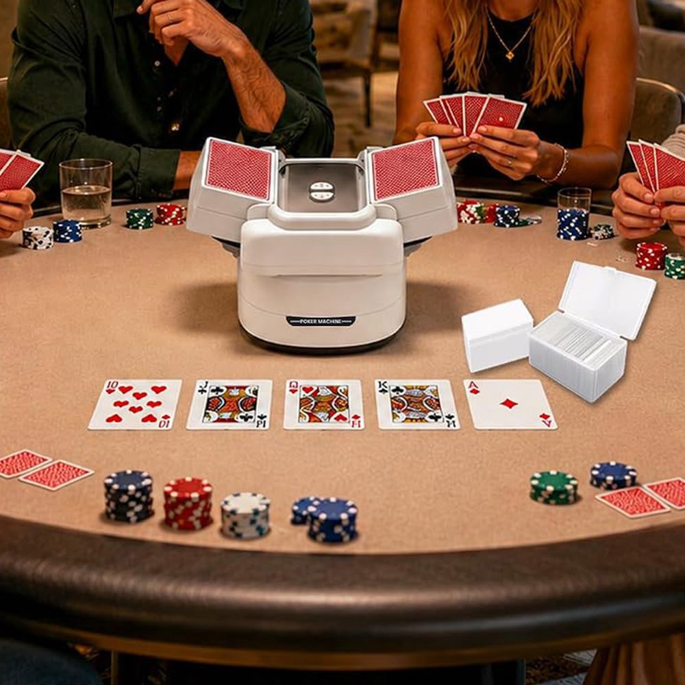 Automatic Card Shuffler with Auto Manual Modes