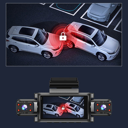 4 Channel Dash Cam with WiFi 360-Degree Panoramic Recording and 32GB Card Included