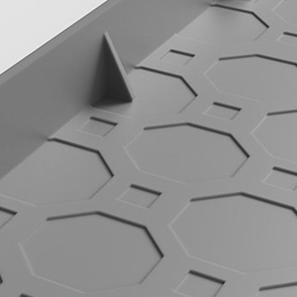 Silicone Under Sink Mat with Raised Edge - Grey