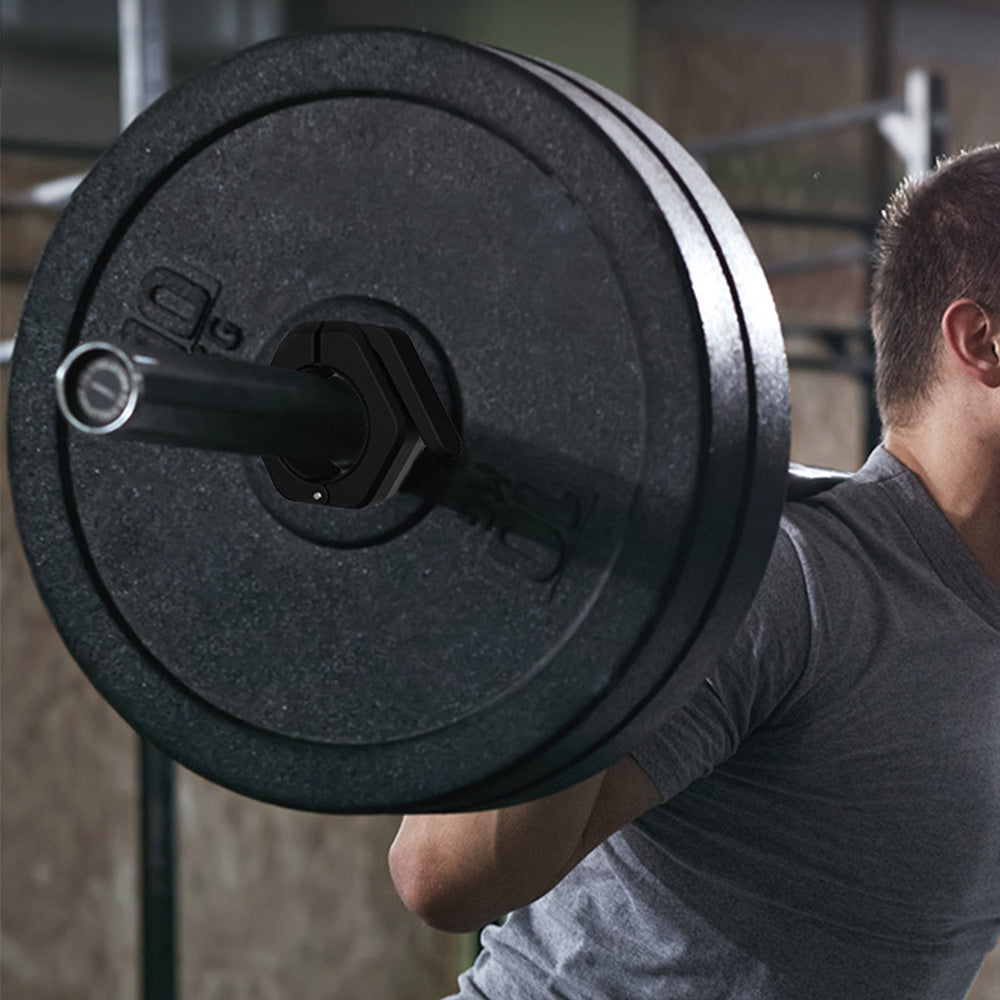 Quick Release Olympic Barbell Clamps ¨C Weight Bar Clips for Home Gym