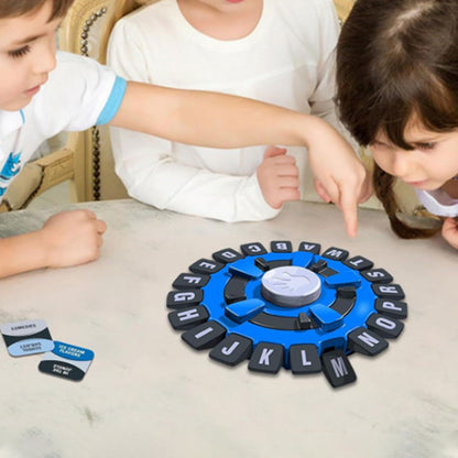 Fast-Paced Think Letters Board Game Race Against The Timer Letter Pressing Word Family Game