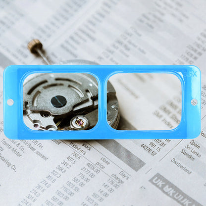 Head Mount Magnifier Headband Magnifying Glasses with 4 Replaceable Optical Lenses