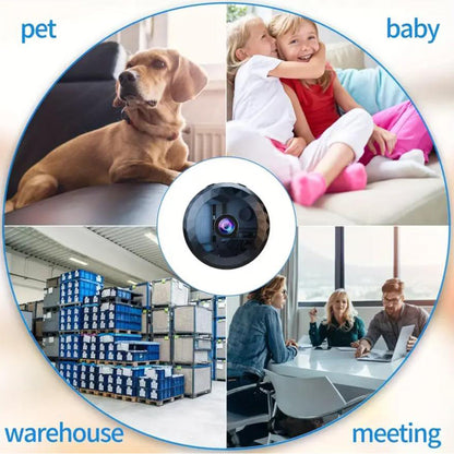 Wireless WiFi Security Camera  Mini  Motion Detection Spy Camera App-Controlled Surveillance Camera