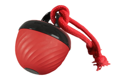 Squeaky Dog Toy Active Rolling Ball Interactive Dog Toys Motion Activated-Red