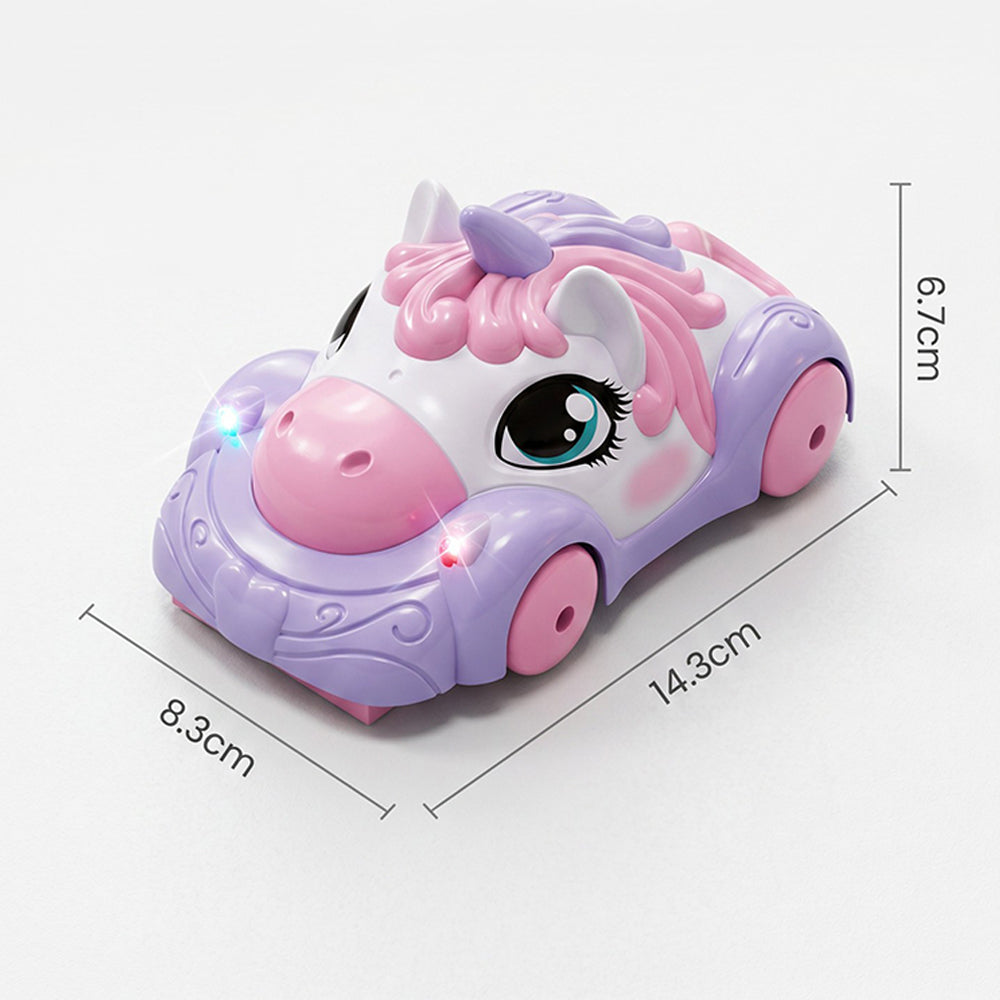 RC Wall Climbing Car Unicorn Toy Car with LED Lights for Ceiling Wall