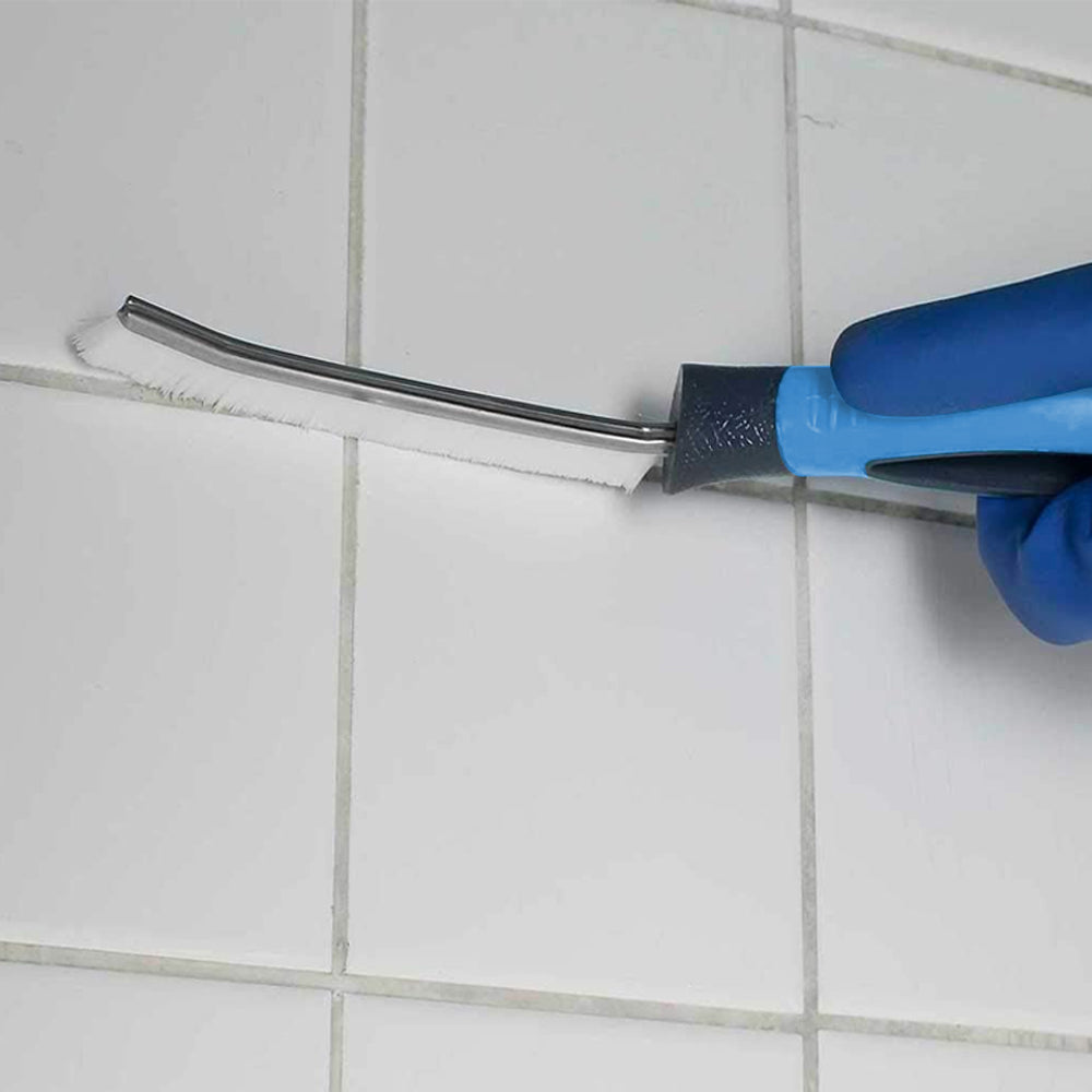 Set of 2 Pcs Multifunctional Crevice Cleaner Brush Gap Cleaning Brush Tool for Bathroom Kitchen Car