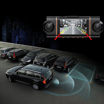 4 Channel Dash Cam Built in WIFI And App Control Car Camera With 64G Card