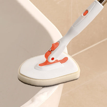 3-in-1 Cleaning Brush Kit with Adjustable Hndle and 4Pcs Brush Replacements