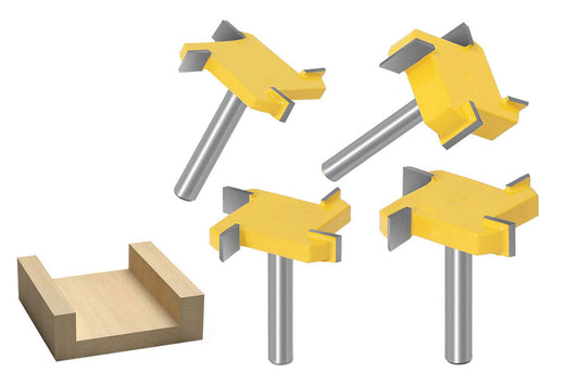 1/4 Inch CNC Spoilboard Surfacing Router Bit Flattening Cutter Woodwork Slab Tool