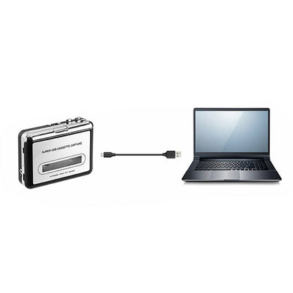USB Cassette to MP3 Converter Player for PC Recording