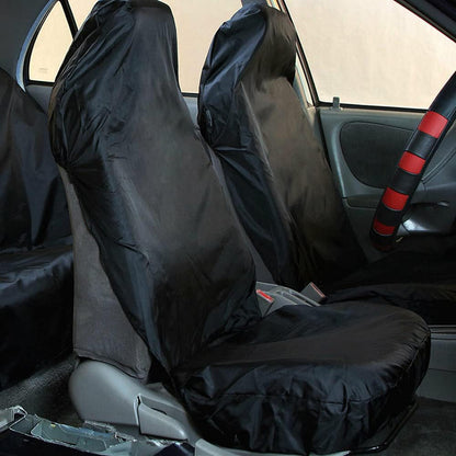 Universal Front Car Seat Covers Pair a€?Waterproof and Easy-Clean Seat Protectors