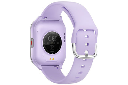 Smart Watch 1.85-Inch Fitness Watch with Heart Rate Sleep Monitor Blood Oxygen 100 Sports Modes Activity Tracker -Purple