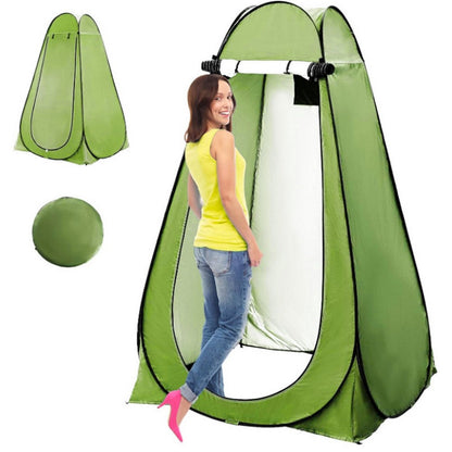 Pop-Up Privacy Tent Portable Outdoor Camping Shower Toilet Tent Changing Room for Hiking Green