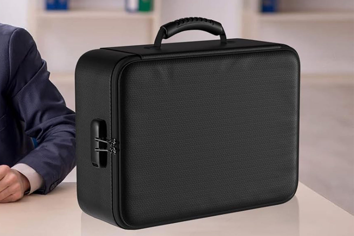 Fireproof Waterproof Document Bag with Lock