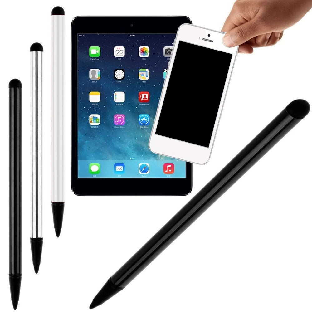 Set of 3Pcs Universal Touch Screen Stylus Pens Dual-Pointed Stylus Pencil for Tablet iPad iPhone