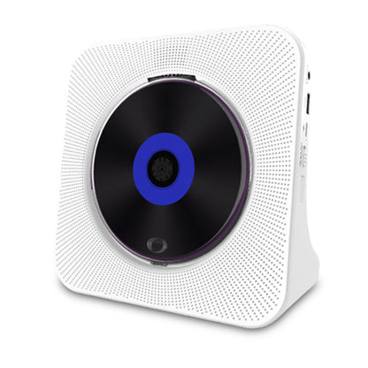 USB Powered Bluetooth CD Player with Digital Screen Display Desktop Music Player White