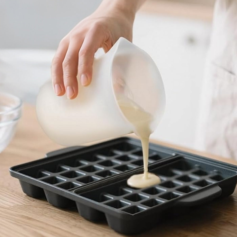 4-Pack Silicone Measuring Cups for DIY Baking and Cooking
