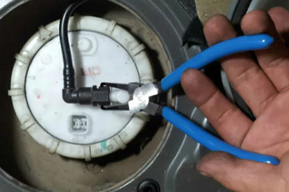 2Pcs Fuel Line Plier Car Fuel Line Removal Plier Pipe Plier For Petrol Clip Pipe-Blue