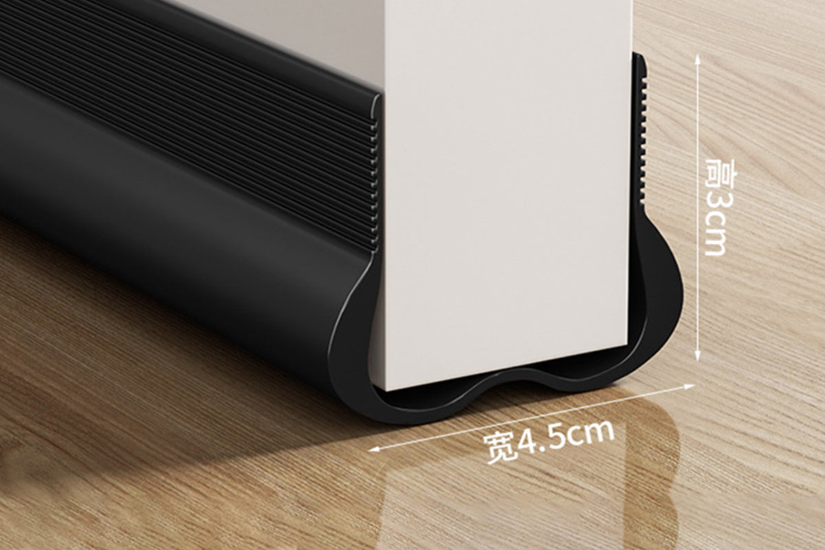 93CM Under Door Seal Door Draft Stopper - Black