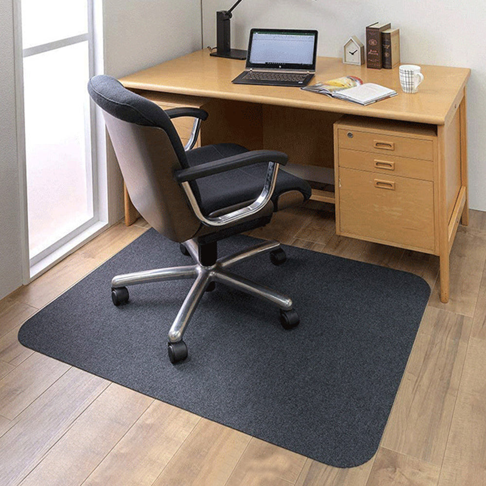 Anti-Slip Office Chair Mat Floor Protector Dark Grey