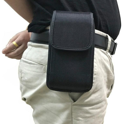 Outdoor Sports Phone Pouch Nylon Oxford Waist Pack Cycling Hiking Tactical Holder