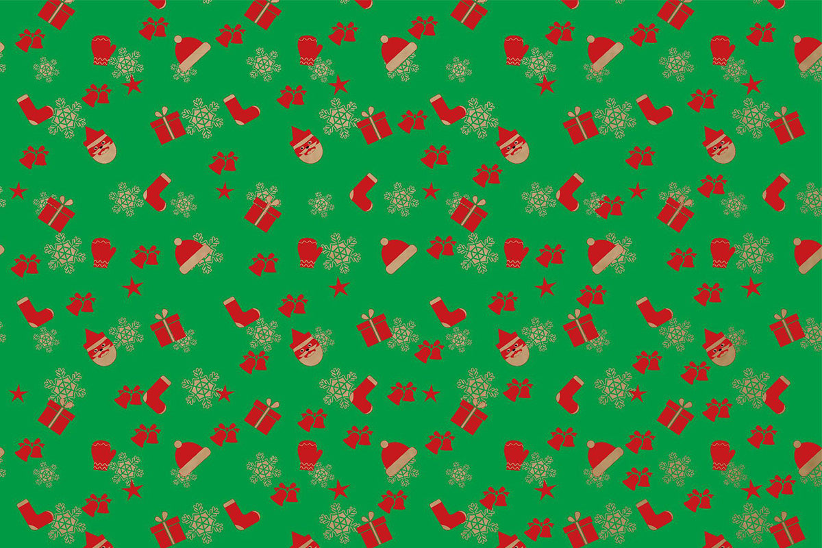 10Pcs Christmas Wrapping Paper Present Wrap Rolls