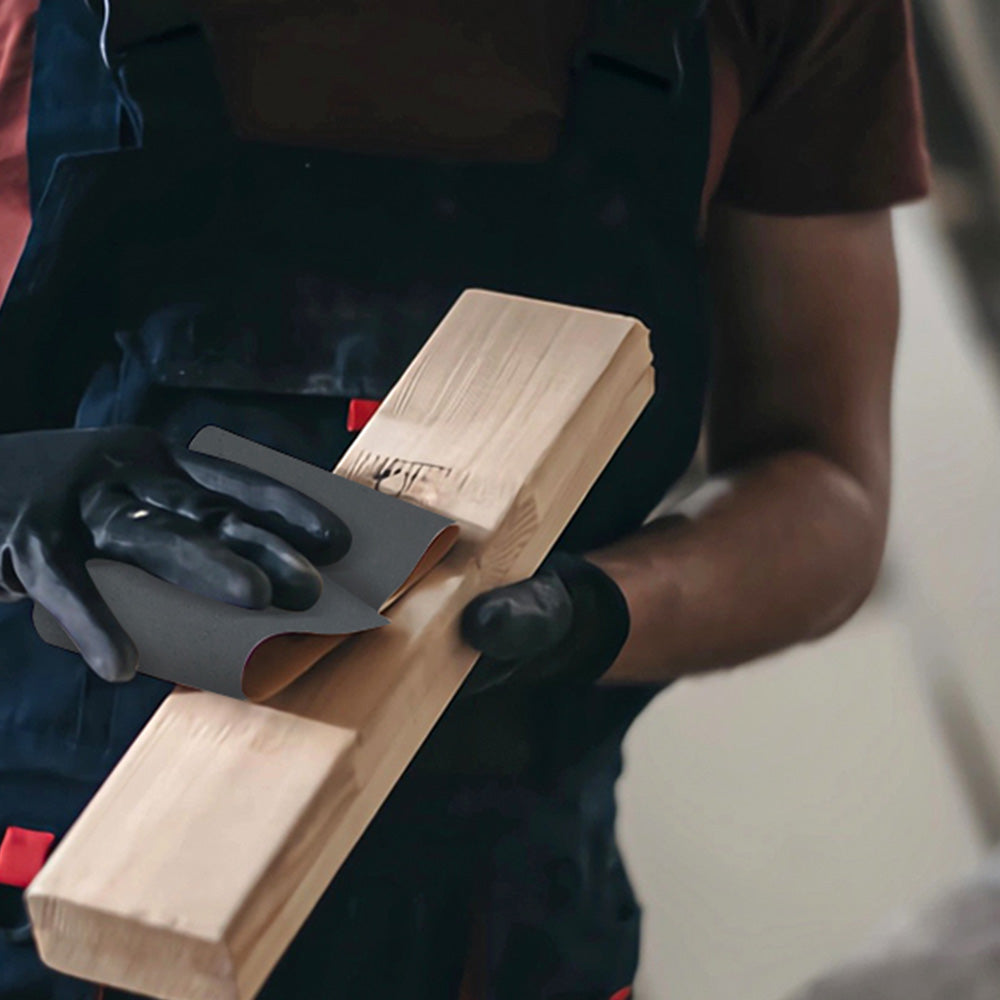 42Pcs Sandpaper Sheets Wet Dry Polishing Sanding Paper for Wood Automotive Metal