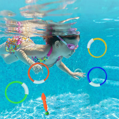 28Pcs Set Pool Diving Swimming Toys for Kids Summer Underwater Game Toys