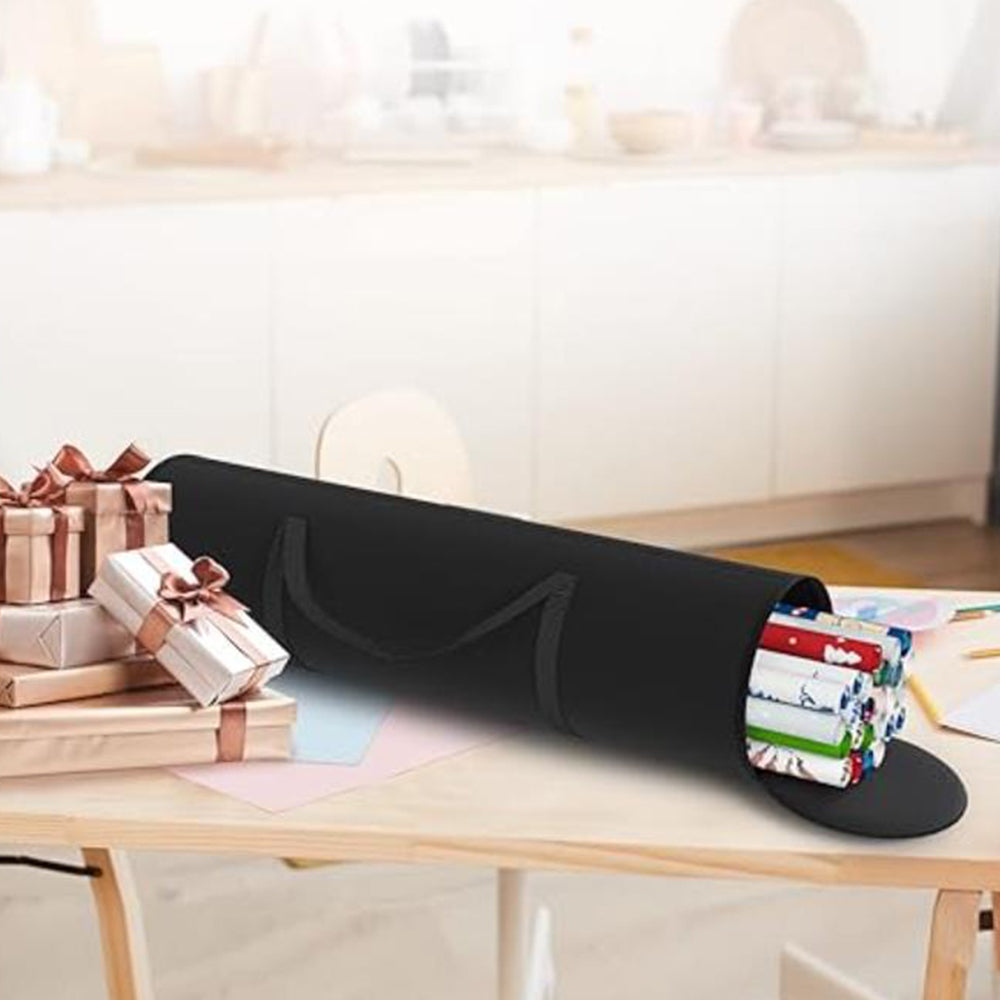 Christmas Wrapping Paper Storage Bag Gift Paper Organizer