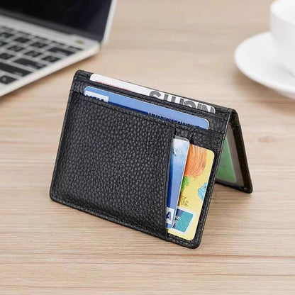 PU Leather Card Holder Slim Credit Card Organizer