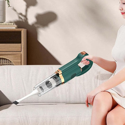Cordless Electric Stick Vacuum Cleaner Handheld Vacuum Cleaner for Car Carpet Cleaning Green