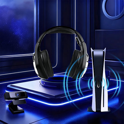 2.4GHz Wireless Gaming Headset with Noise Canceling Mic - Black