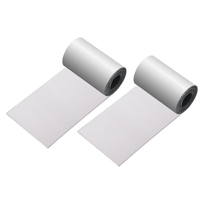 2 Piece Self Adhesive Leather Repair Patch Taps - White