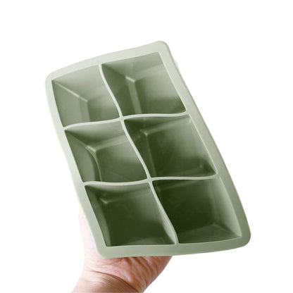 3Pcs Silicone Ice Cube Trays with Lid 18 Cavity Large Square Mold for Whisky Cocktail