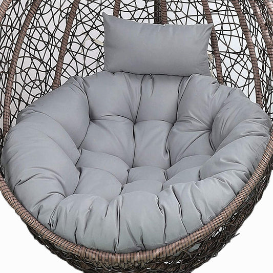 Hanging Egg Chair Cushion Seat Pad for Swing Chair Patio Furniture Gray