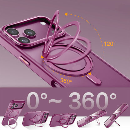 360 Degree Rotating Stand Case for iPhone 18Pro 17Pro - Red