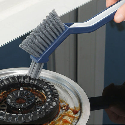 2Pcs Multifunctional 2-in-1 Crevice Gap Cleaning Brush