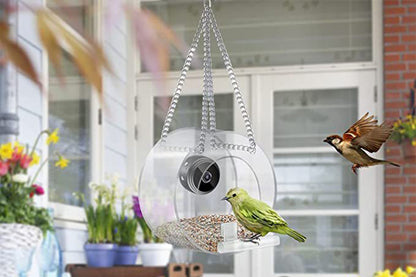 1080P WiFi Smart Bird Feeder with Camera for Closeup Shots