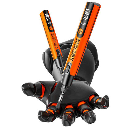 Mini Rotary Tool with 6 Variable Speeds Rotary for Engraving Polishing Etching-Orange