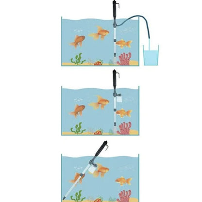Electric Siphon Vacuum Cleaner Aquarium Fish Tank Clean Pump