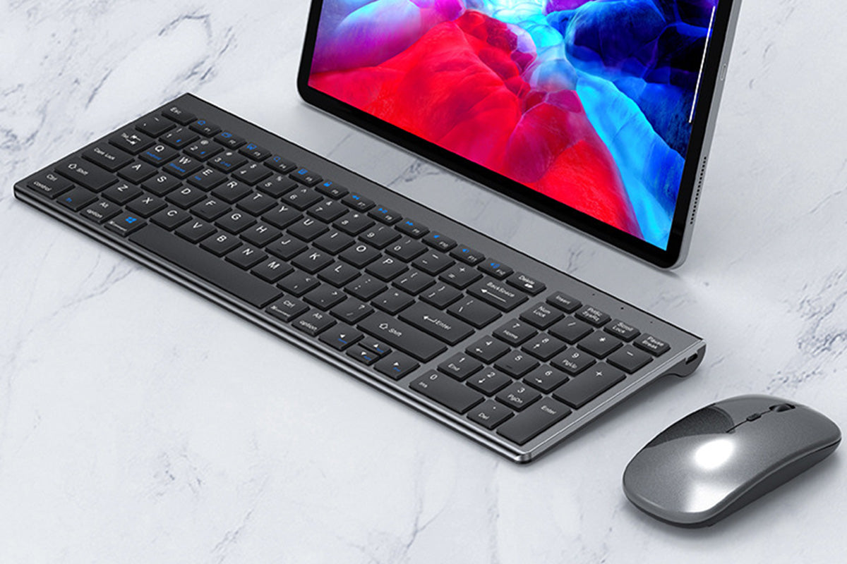 Triple Modes Bluetooth Wireless Keyboard And Mouse